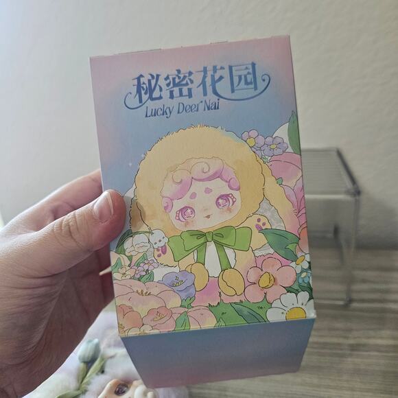 Lucky Deer Nai V2 Secret Garden Vinyl Plush Pendent OPENED CONFIRM Iris Purple - Picture 7 of 9